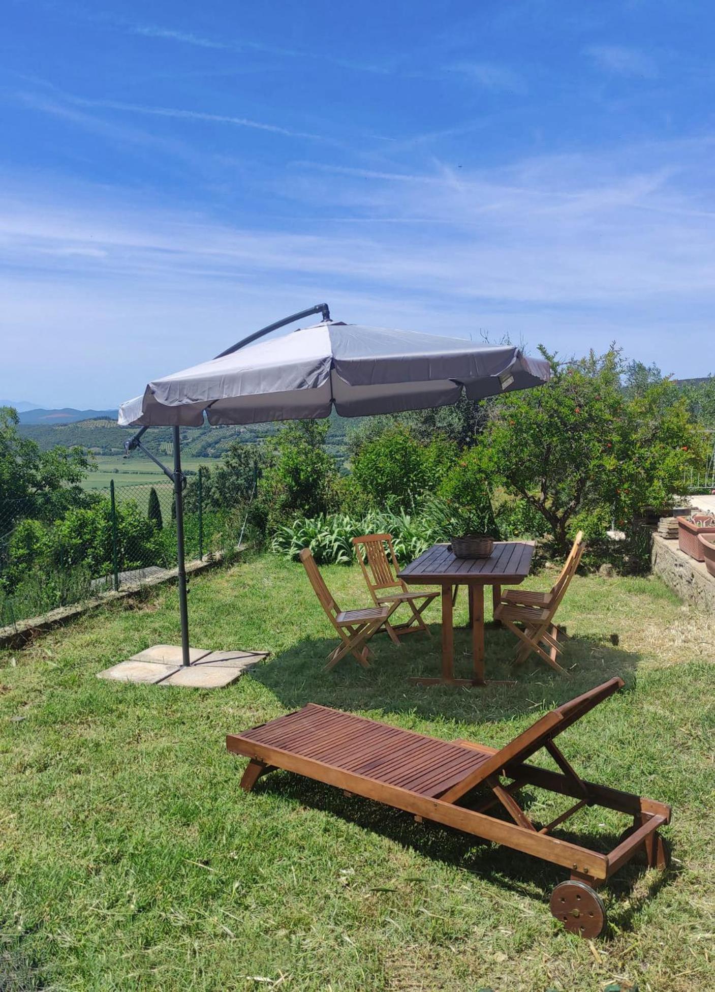 Villa Panoramica Garden Bike Massa Marittima Eksteriør bilde
